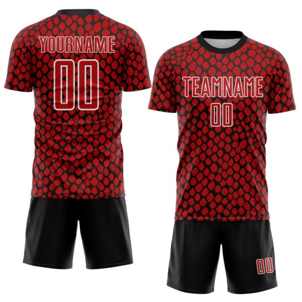 Custom Royal Light Blue Slash Sublimation Soccer Uniform Jersey - Image 2